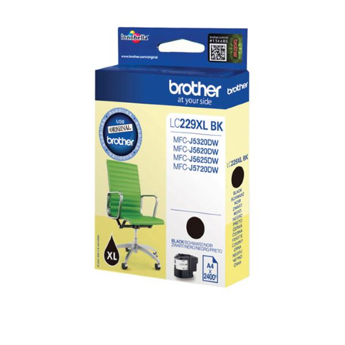 BROTHER LC-229XLBK CARTUCCIA NERO PER MFC-J5320DW/J5620DW/J5720DW DURATA 2400 PAGINE